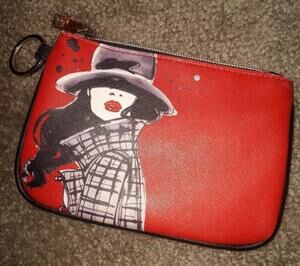 "Izak -Where in the World is Carmen Sandiego" Red Coin Purse